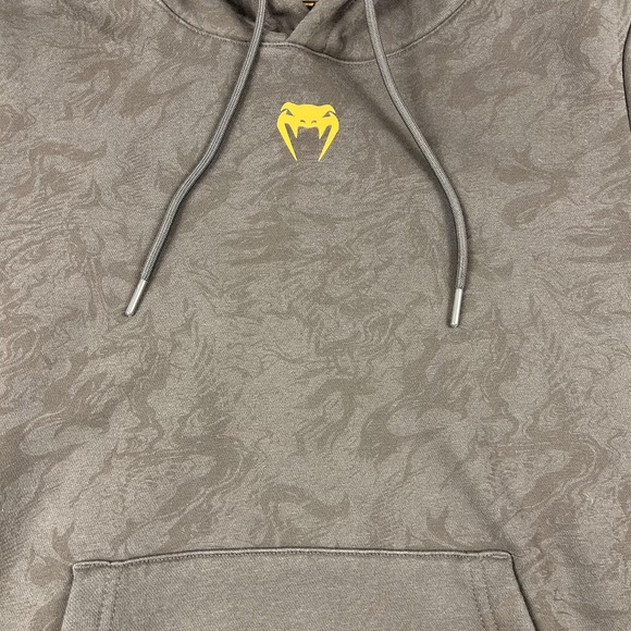 UFC Hoodie Mens Medium Brown Venum Pullover Sweatshirt MMA Mixed Martial Arts - Picture 3 of 9